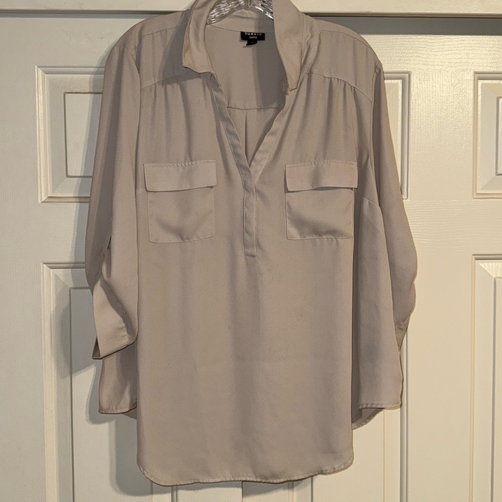 Georgette blouse from torrid